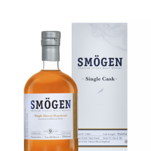 SMOGEN 9 YR 2013 OLOROSO SHERRY SINGLE CASK ANTIPODES5  ABV:59.6%