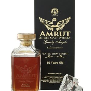 AMRUT 2019 10 YR GREEDY ANGELS PEATED RUM FINISH  57.1%