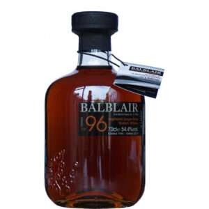 BALBLAIR 1996 SPANISH OAK CASK LMDW CELLAR BOOK 54.4%