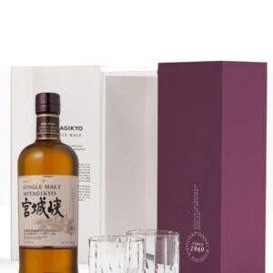 MIYAGIKYO SINGLE MALT & TWO RIEDEL GLASS GIFT SET 45%