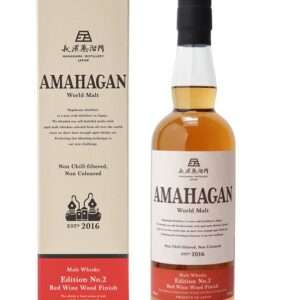 AMAHAGAN EDITION NO 2 RED WINE WOOD FINISH, 47%