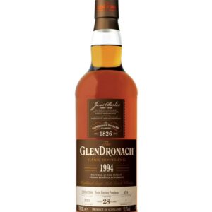 GLENDRONACH 28 YEARS 1994 PX SHERRY PUNCHEON #474 NEW VIBRATIONS 51.8%