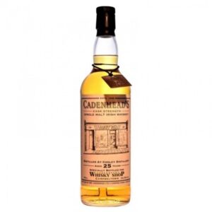 COOLEY 25 YR 1992  CADENHEAD'S 175TH ANNIVERSARY  54.8%