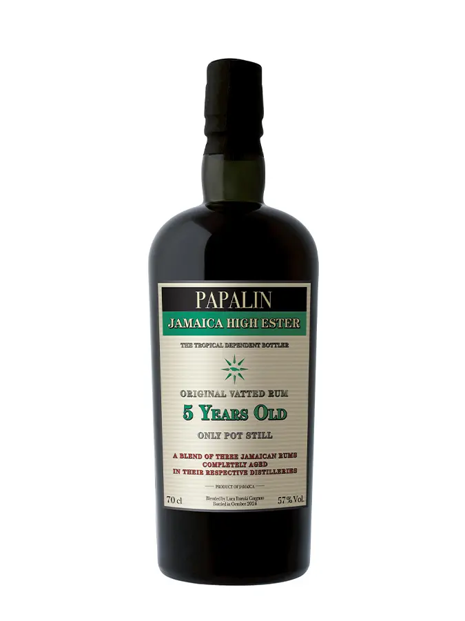 PAPALIN 5 YEAR JAMAICA HIGH ESTER OVERPROOF, 57%