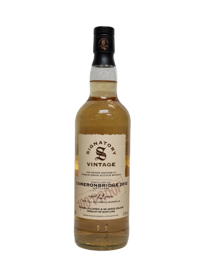 CAMERONBRIDGE 2012 100 PROOF SIGNATORY VINTAGE, 57.1%