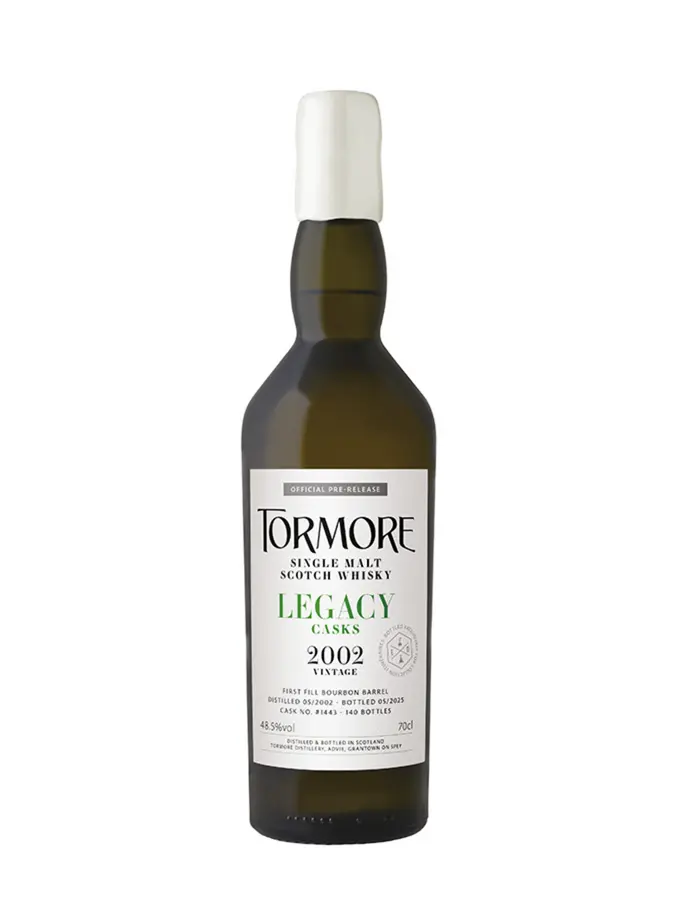 TORMORE 22 YR 2002 BOURBON BARREL EXCLUSIVE, ITINERAIRES (LMDW), 48.5%