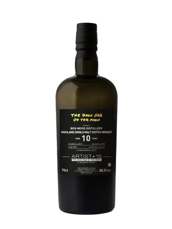 ARTIST #15 THE DARK SIDE OF THE MOON, BEN NEVIS 2015 AGED 10 YR, 58.3%