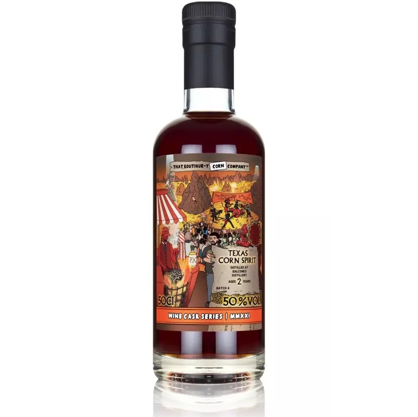 BALCONES 2 YR, PEDRO XIMENEZ WINE CASK, TBYWC 50% 500ML (NO BOX)