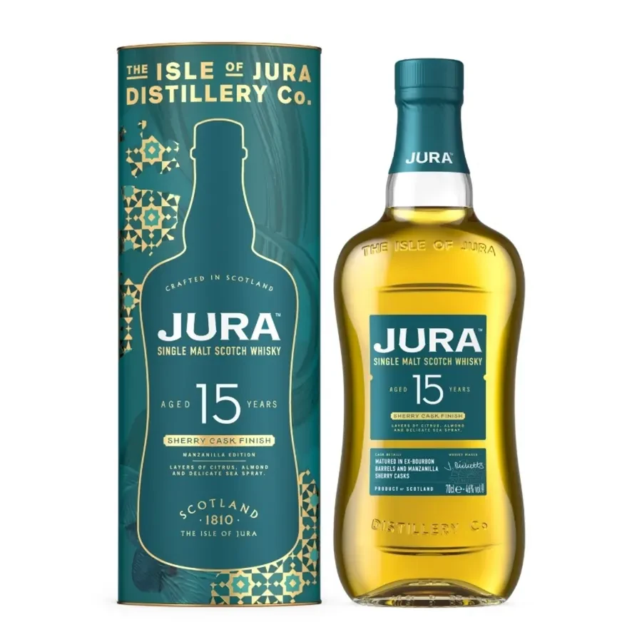 JURA 15 YEAR SHERRY CASK MANZANILLA, 46%