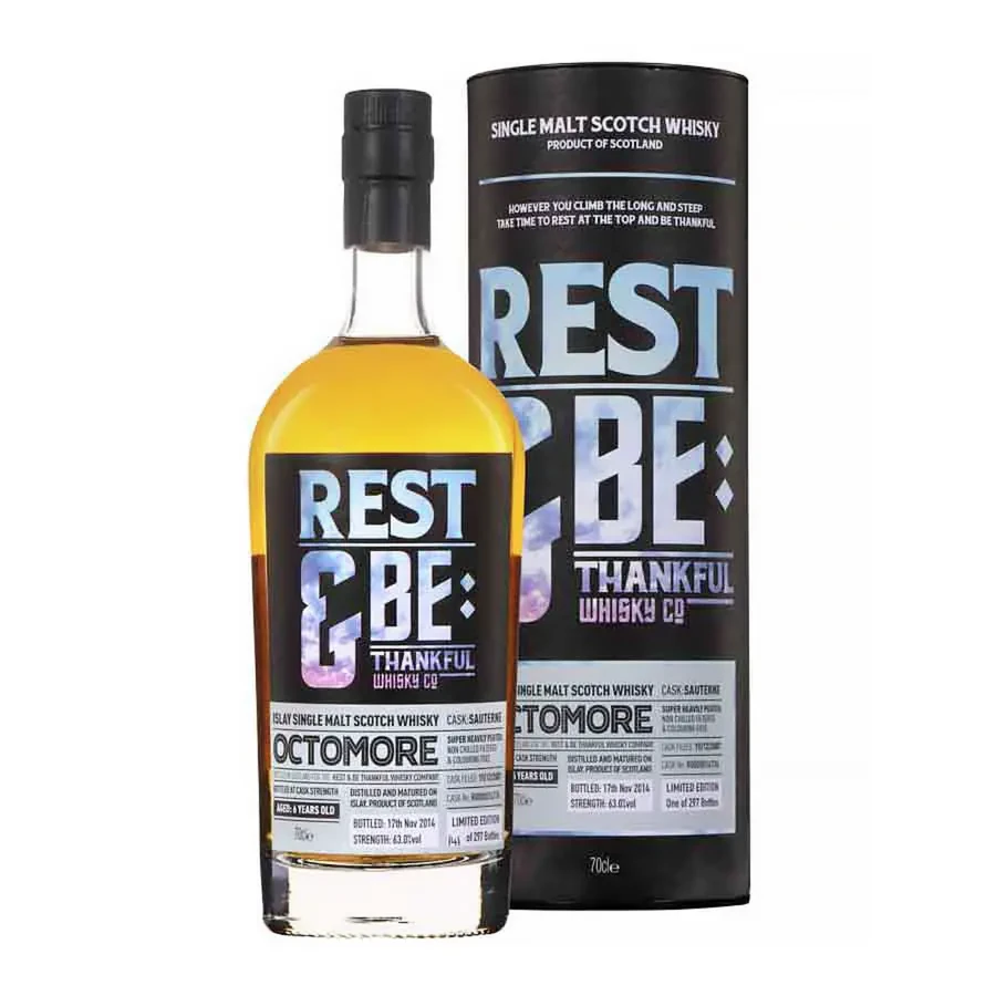 OCTMORE 6 YEAR SAUTERNES FINISH, 63%